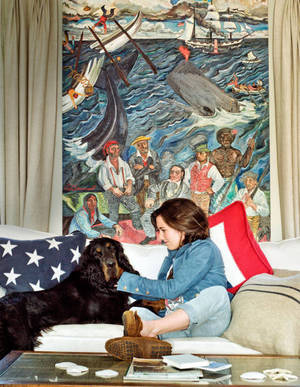 Sasha Chermayeff Painting featured in Town and Country magazine- Robert F. Kennedy, Junior home